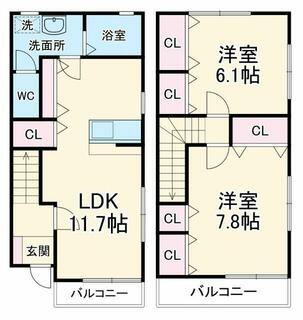 間取り：223040584387