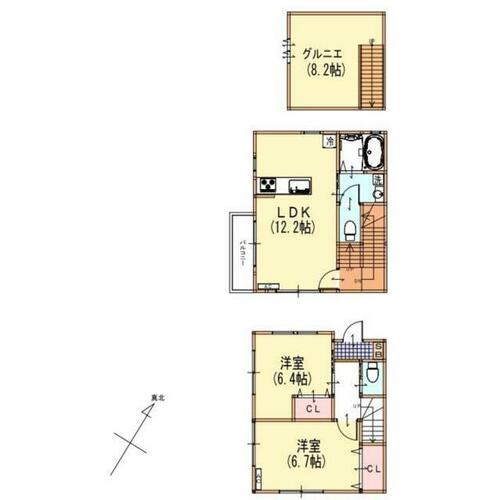 日野2世帯住宅_間取り_0