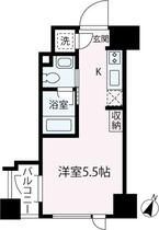 Ｌｉｕｌｕ　Ｈａｌｅ 802 ｜ 埼玉県朝霞市仲町１丁目（賃貸マンション1R・8階・16.11㎡） その2