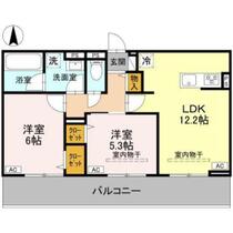 Ｌａ　Ｍａｉｓｏｎ天川原町一丁目　Ｂ棟 102 ｜ 群馬県前橋市天川原町１丁目（賃貸アパート2LDK・1階・55.03㎡） その2