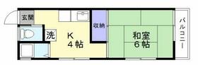 宮城荘 201 ｜ 東京都三鷹市大沢１丁目（賃貸アパート1DK・2階・23.14㎡） その2