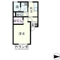 サルドセジュール２番館  ｜ 滋賀県野洲市行畑（賃貸アパート1K・1階・32.80㎡） その1