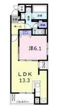 フロム・イースト  ｜ 東京都国分寺市西恋ヶ窪１丁目（賃貸マンション1LDK・1階・47.16㎡） その2