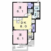 エアリーⅡ 101 ｜ 愛媛県新居浜市喜光地町１丁目（賃貸アパート2DK・1階・45.77㎡） その2