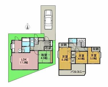 間取り：212058741098