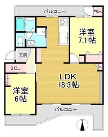 南円明寺ヶ丘団地８棟