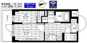 神奈川県川崎市宮前区馬絹２丁目（賃貸マンション1DK・5階・26.25㎡） その2