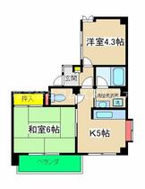 エクシード西谷 404 ｜ 神奈川県横浜市保土ケ谷区西谷４丁目（賃貸マンション2K・4階・36.34㎡） その2