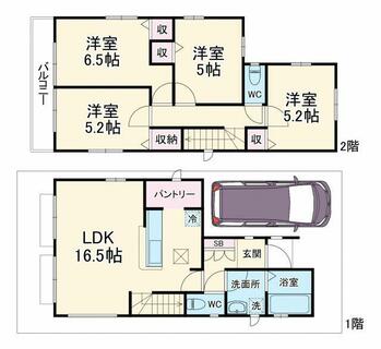 間取り：212058356694