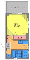サンルピナスＦ  ｜ 東京都品川区二葉４丁目（賃貸マンション1K・3階・22.40㎡） その2