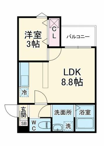 同じ建物の物件間取り写真 - ID:211064116286