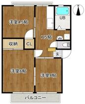 コーポ旭 202 ｜ 宮城県仙台市青葉区旭ケ丘４丁目（賃貸アパート3K・2階・42.19㎡） その2