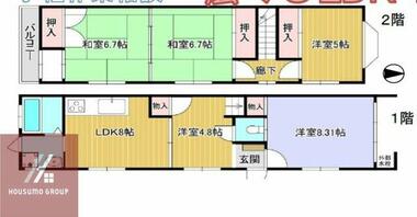 間取り：227104383407