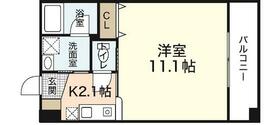 フリージアコート  ｜ 広島県広島市西区南観音１丁目（賃貸マンション1K・8階・30.15㎡） その2