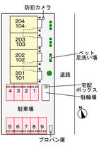 ｃａｌｍｅＭ 102 ｜ 高知県高知市高須１丁目（賃貸アパート1LDK・1階・40.02㎡） その3