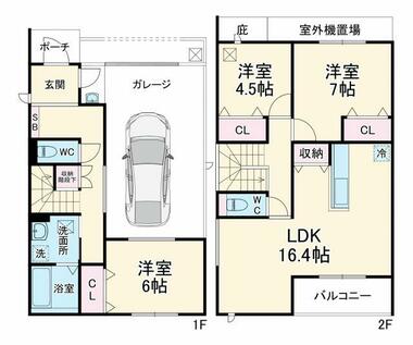 間取り：223040375583