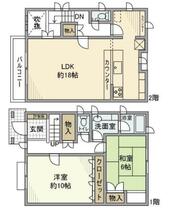 法泉戸建  ｜ 神奈川県横浜市保土ケ谷区法泉２丁目（賃貸一戸建2LDK・--・88.80㎡） その2