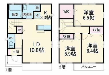 間取り：223040390494