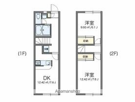 レオパレスみさき 107 ｜ 山口県宇部市岬町１丁目（賃貸アパート2DK・1階・49.68㎡） その2
