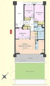 ザ・バーデン昭島ペイサージュ１階　中神駅歩１７分