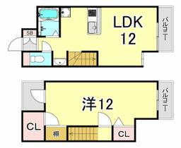 兵庫県神戸市東灘区森北町３丁目（賃貸マンション1LDK・3階・44.00㎡） その2