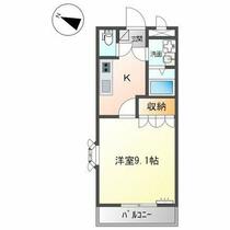 徳島県阿南市領家町長田（賃貸アパート1K・2階・30.96㎡） その2