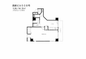 福岡県福岡市早良区西新１丁目（賃貸マンション1LDK・5階・44.35㎡） その2