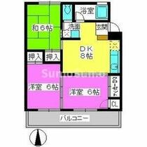 第一城戸ビル  ｜ 福岡県福岡市博多区諸岡２丁目（賃貸マンション3DK・4階・59.64㎡） その2