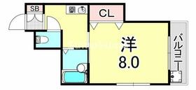 兵庫県神戸市兵庫区浜崎通（賃貸マンション1K・4階・23.80㎡） その2