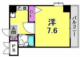 兵庫県神戸市中央区琴ノ緒町１丁目（賃貸マンション1K・5階・21.60㎡） その2