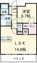 ジュネス徳望 301 ｜ 愛知県春日井市中切町１丁目（賃貸マンション1LDK・3階・52.34㎡） その2