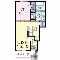 愛知県蒲郡市鹿島町中郷（賃貸アパート1LDK・1階・44.20㎡） その2