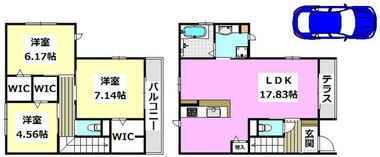 間取り：227103357349