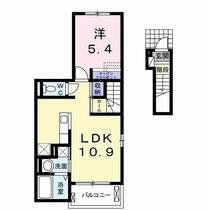 ビオーラ　Ａ 201 ｜ 群馬県前橋市幸塚町（賃貸アパート1LDK・2階・41.30㎡） その2