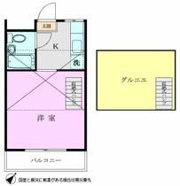 ＪＮハイツ 202 ｜ 埼玉県朝霞市三原２丁目（賃貸アパート1K・2階・20.00㎡） その2