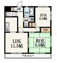 ネオ・フラット松庵 105 ｜ 東京都杉並区松庵１丁目（賃貸マンション2LDK・1階・64.97㎡） その2