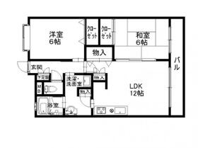 クロッサＭ’ｓ 706 ｜ 福岡県福岡市南区野間１丁目（賃貸マンション2LDK・7階・56.00㎡） その2