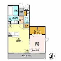 サウンドビュー 301 ｜ 埼玉県さいたま市中央区上落合５丁目（賃貸アパート1LDK・3階・41.57㎡） その2