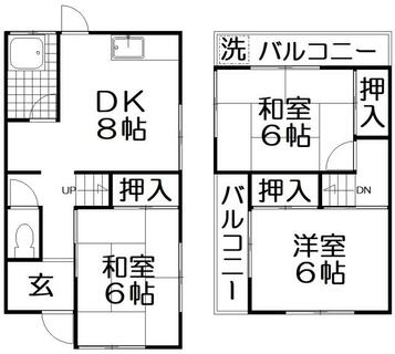 間取り：227100044459