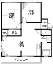 ジュネスＢ  ｜ 千葉県松戸市栄町４丁目（賃貸アパート2LDK・1階・46.03㎡） その2