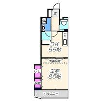 ハイツオリオン  ｜ 大阪府堺市北区北花田町３丁（賃貸マンション1DK・13階・37.23㎡） その2