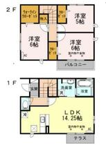 ＳＪ－Ａ棟  ｜ 東京都府中市白糸台１丁目（賃貸一戸建3LDK・--・79.37㎡） その2