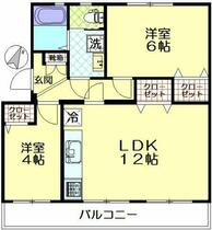 永山団地３－１－６ 101 ｜ 東京都多摩市永山３丁目（賃貸マンション2LDK・1階・51.19㎡） その2