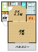 兵庫県神戸市長田区若松町１丁目（賃貸マンション1DK・3階・25.00㎡） その2