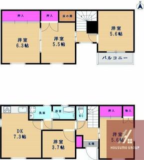 間取り：227104541596