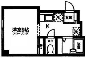 ヴィラ御殿山  ｜ 東京都品川区北品川５丁目（賃貸マンション1K・1階・22.96㎡） その2