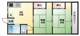 第１ハイマート 207 ｜ 大阪府八尾市跡部本町３丁目（賃貸アパート2DK・2階・41.20㎡） その2