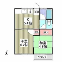 寿ハイツ　大宮 202 ｜ 埼玉県さいたま市大宮区三橋４丁目（賃貸アパート2K・2階・34.70㎡） その2