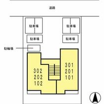 フェリスタ 201 ｜ 愛知県春日井市中切町１丁目（賃貸アパート1LDK・2階・45.56㎡） その3