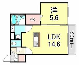 兵庫県神戸市東灘区岡本５丁目（賃貸マンション1LDK・1階・47.82㎡） その2